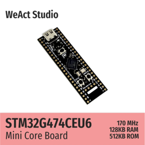 STM32 STM32G474CBU6 WeAct 개발보드, 1개, 타입2