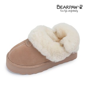 베어파우(BEARPAW) MIRA 통굽 양털 슬리퍼 K2919266QD (스트랩 탈부착가능)