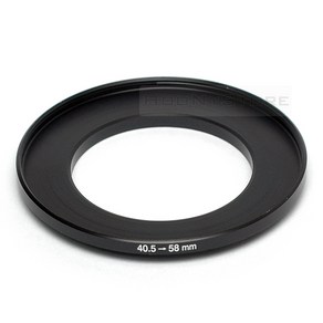 HR 필터 교환 업링 40.5mm - 58mm/스텝업링 40.5-58 - 필터구경 40.5mm 렌즈에 58mm 필터/렌즈 장착용 교환링