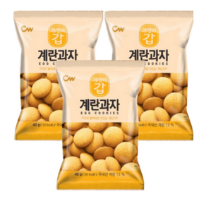 청우식품 계란과자 3p, 40g, 9개