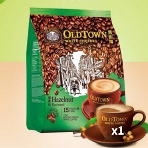 Instan Oldtown White Coffee 3 in 1 Hazelnut {15 ct} 인스턴트 올드타운 화이트 커피 3 in 1 헤이즐넛 {15ct} - 21.2oz(1팩, 1개, 15개입, 570g