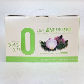 청운당농산 지리산 솔잎양파즙 순수 양파 빨간 자색 양파즙, 30개, 100ml