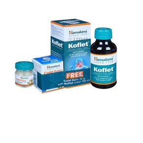 Himalaya Koflet Cough Syup 25% Honey(10gm Cold Balm Fee), 1개, 100ml