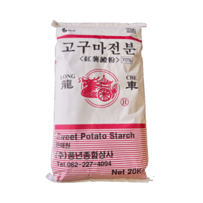 용차 고구마전분 70% 분말 20kg, 1개