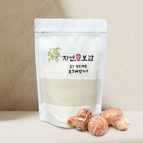 국산 100% 자연애보감 건조표고버섯 가루 분말, 1개, 200g