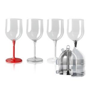 휴대용 접이식 아웃도어 와인잔 Outdoo Wine Glass (4colo), 1개