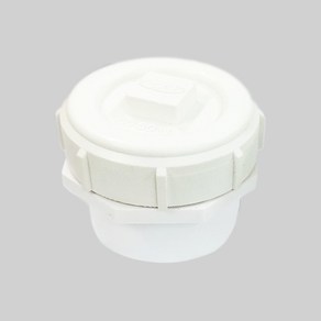 PVC 소제구 50mm 65mm 75mm VG2 파이프 뚜껑 마개 소재구 플라스틱 배관 부속 이음관, 1개