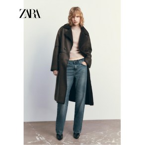 ZARA 자라 리버시블 더블 사이드 무스탕 코트