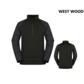 웨스트우드 WESTWOOD 기모 파워스트레치 소재의 겨울 남성 덕다운 소매 집업 티셔츠 WM4MTTS337