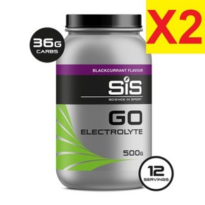 500G 2개 시스 고 전해질 파우 에너지드링크 블랙 커런트 지구력향상 피로회복 Science In Spot GO Electolyte Powde