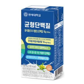 연세유업 균형단백질 음료, 190ml, 24개