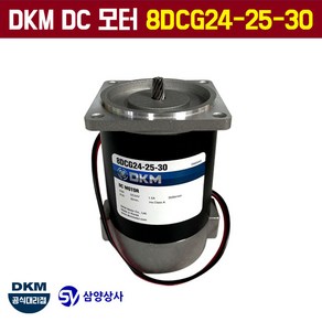 DKM DC 모터 8DCG24-25-30 / DC 24V 25W 3000/min, 1개