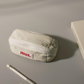 아트박스/마스마룰즈 Hapoom pencil cosmetic pouch _ Beige, 색상, 1개