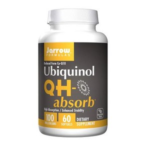 Jaow Fomulas 자로우 포뮬러스 유비퀴놀 Qh Absob 100mg 60정, 1개