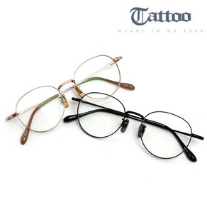 타투 TA2308T 티타늄 안경테 2컬러 블랙 로즈골드 가벼운안경 남녀공용 TATTOO