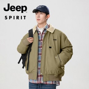 JEEP SPIRIT 남성 항공 패딩 점퍼 남자 겨울 블루종 야구 잠바 JPHJ12AM6288