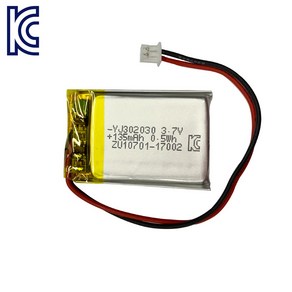 YJ KC인증 충전지 리튬폴리머 3.7V YJ302030 140mAh 리튬폴리머배터리, 1개, 1개입