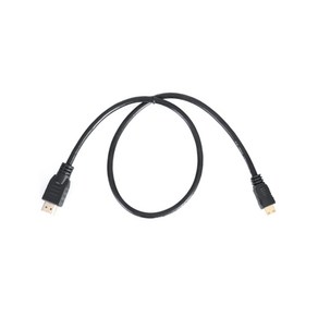 호루스벤누 Mini HDMI to HDMI 모니터용 케이블 0.6M, 1개