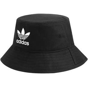 아디다스 AC BUCKET HAT 데일리 캐주얼 버켓햇 패션모자, Black, 1개