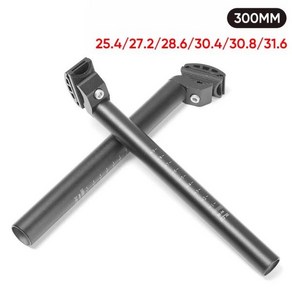 카본 싯포스트 산악 자전거 시트포스트 25.4 27.2 28.6 30.4 30.8 31.6mm 알루미늄 합금 MTB 시트 튜브 사이클링 부품, 04 27.2-300mm, 1개