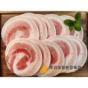 [우리아파트정육점] 서초갈비 st 돼지 듀록 꽃삼겹 1kg (냉동), 1개