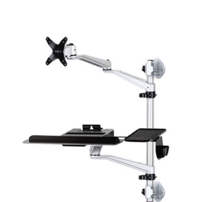 엔산마운트 EMW-31307 모니터암 벽걸이 거치대 상하좌우브라켓 키보드트레이장착, 1개