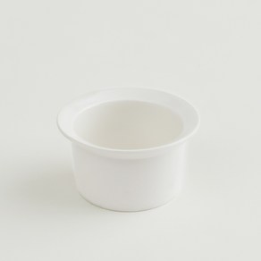 [에라토] EBT 화이트 밥그릇 공기 디저트 시리얼 스프볼 11.5cm, 1개