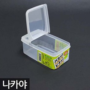 일본 나카야 반오픈 사각용기 500ml 식재료보관, L-1 용량500ml, 1개