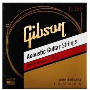 Gibson SAG-BRW11 어쿠스틱 초경량 11-52/ 깁슨스트링, 1개