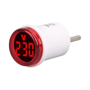 유럽 표준 플러그 전압계 전압 테스터 LED 디스플레이 벽 평면 측정 소켓 모니터 AC 220V EU, [04] Geen, 1개
