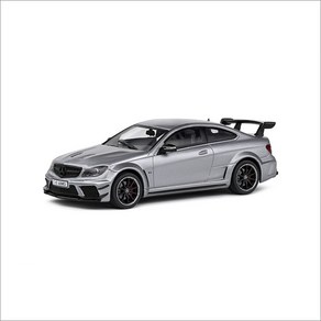 Solido S4311604 2011 메르세데스 벤츠 C63 AMG 블랙시리즈 Grey Metallic Matt 다이캐스트 자동차모형 미니카