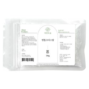 수제나라 자연의숲 멘톨크리스탈 멘톨 박하뇌, 1개, 30g