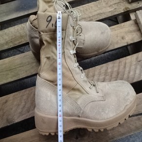 US 중고 사막화 워커 275 안전화 부츠 사막화작업화 미군전투화 부츠 미군 부츠 MADE IN USA, 중고 A 275 사이즈