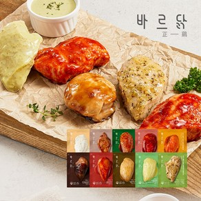 [바르닭] 소스품은 닭가슴살 100g*3팩 10종 골라담기, 100g, 3개