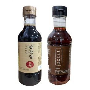 미자언니네 꽃게 액젓 480ml + 프리미엄 맛간장 480ml