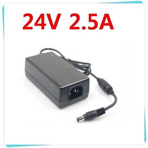 DC 24V 2.5A 24V 1.75A호환 AC100~240V 프리볼트 국내인증 및 UL CE PSE인증, 24V 2.5A(파워케이블1.5m 포함), 1개