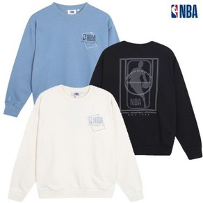 NBA 코트시리즈 맨투맨 N223TS050Z 517505, L(100), 아이보리(02)