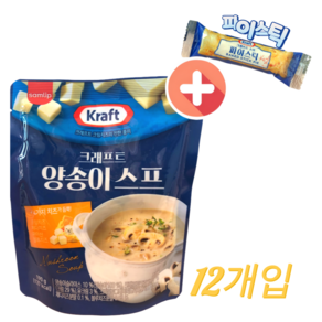 4가지 치즈 양송이스프, 12개, 168g