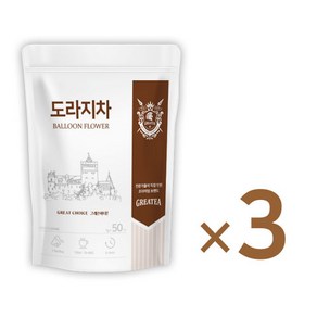 Geatea 그래이티 국산 도라지 차 50티백, 3개, 50개입, 1g