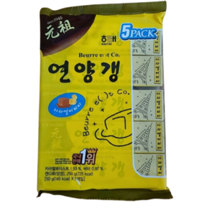 해태 연양갱 카라멜버터바, 3개, 250g