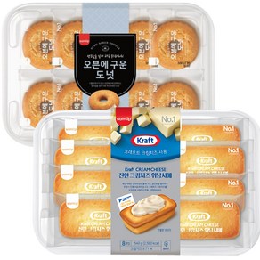 삼립 크림치즈 휘낭시에 360g(8개입) + 오븐에구운 도넛 400g(10개입), 1개