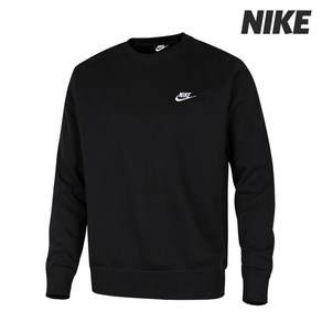 나이키 NSW 클럽 기모 맨투맨 BV2662-010 블랙 NIKE