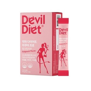 악마다이어트 아쿠아 프로 핑크피치맛 가르시니아 14p, 140g, 1개