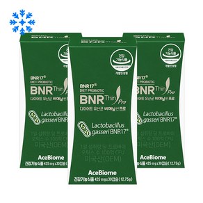BNR17 [건강기능식품] 체지방 감소 다이어트 유산균 비에날씬 프로 3박스 + 생유산균 1포, 30정