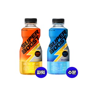 빙그레 슈퍼부스트500ml 파워충전 12개+수분충전 12개/제로에너지드링크/무배, 12개, 500ml