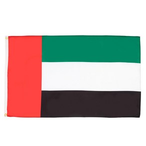 AZ FLAG - United Aab Emiates Flag - 3x5 Ft - 100 AZ 플래그 - 아랍에미리트 국기 - 3x5피트 - 100D 폴리에스터 에미레이트 배너, 3x5 ft, United Aab Emiates A, 3x5 ft, United Aab Emiates A