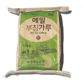 [메밀 33%] 국산 메밀로 만든 봉평 메밀 부침가루, 1.5kg, 1개, 1.5kg