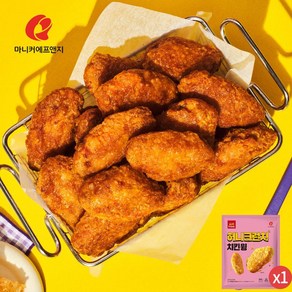 마니커에프앤지 허니크런치 치킨윙 300g + 허브훈제오리 200g, 1개