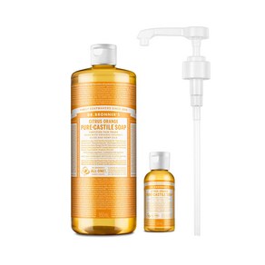 닥터브로너스 캐스틸 솝 950ml+60ml+펌프 세트 12종 택1, 1개, 950ml