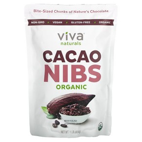 Viva Natuals 카카오닙스 1 lb (454g), 454g, 1개